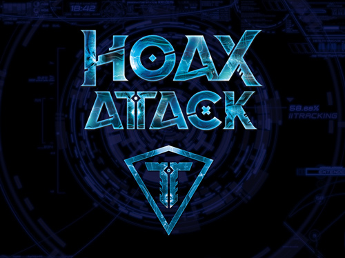 Diseño de logo e isotipo para Hoax Attack.