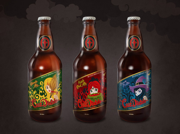 Branding: Cerveza Cruz Diablo.