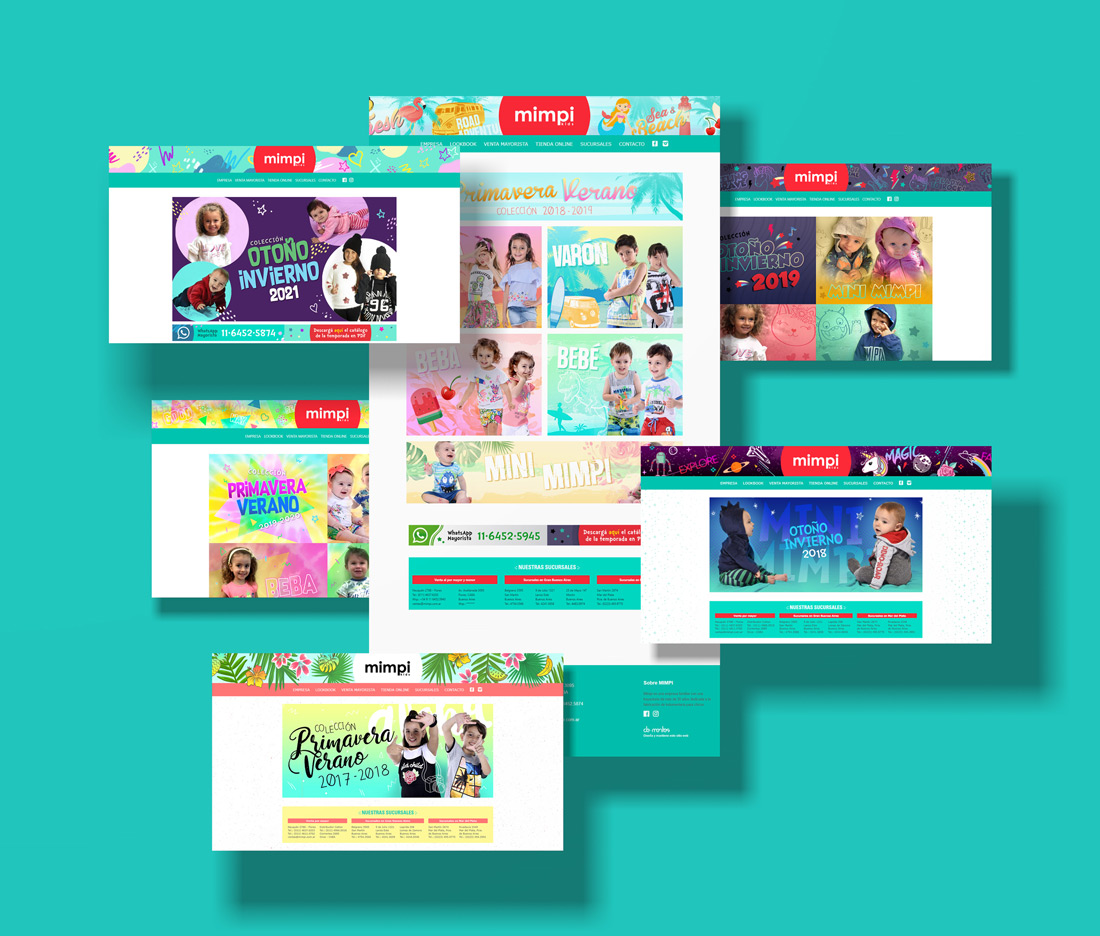 Branding: diseño de página web y tienda online para Mimpi.