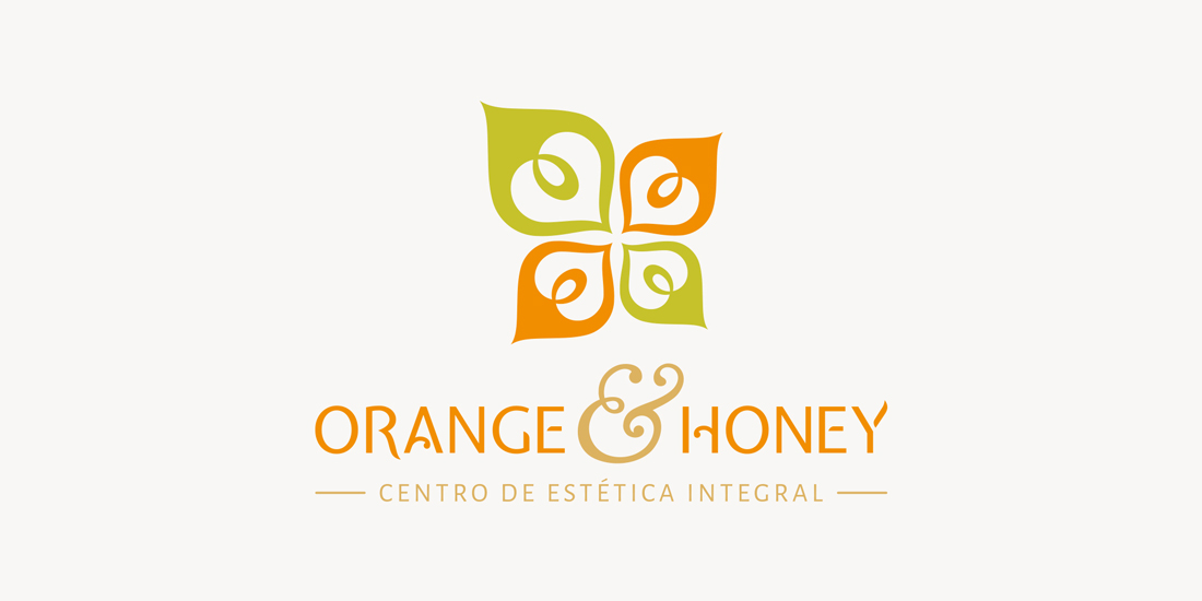 Branding: Logotipo y símbolo isotipo de Orange & Honey.
