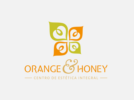 Diseño de logo e isotipo para Orange & Honey.
