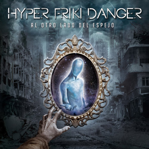 Diseño de disco para Hyper Friki Danger: Al otro lado del espejo.