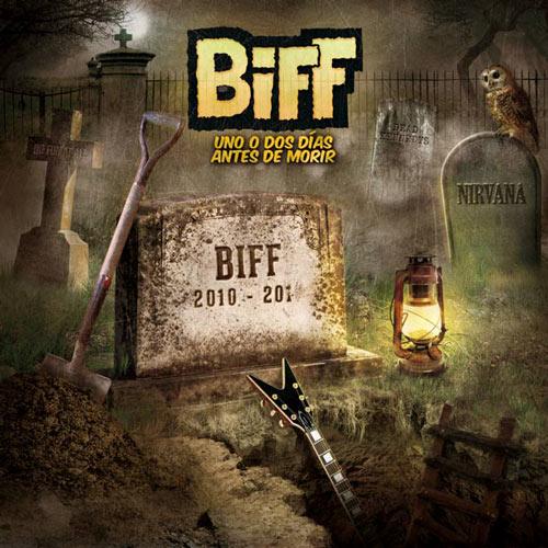 Diseño de disco para Biff: Uno o dos días antes de morir.